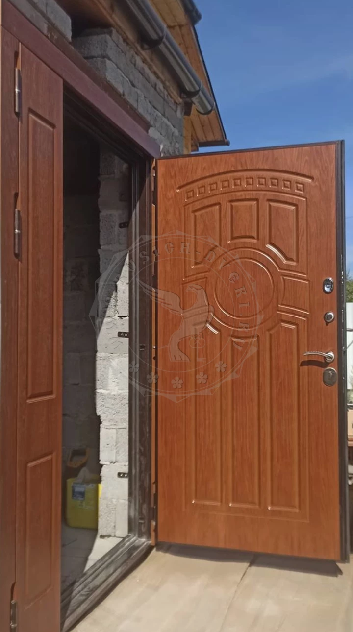 Двустворчатая металлическая входная дверь ТЕР-1358  фото 3